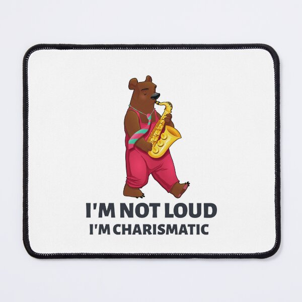 Item preview, I'm Not Loud, I'm Charismatic Stoicism Charisma Self Improvement Psychology T-Shirt designed and sold by All About Merch.