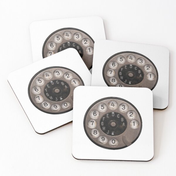 Item preview, Black Rotary Phone designed and sold by sofisstickerbox.