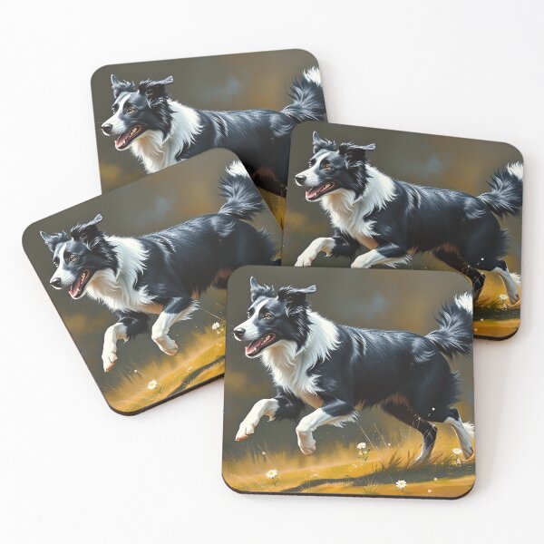 Item preview, Playful Border Collie Dog Oil Painting Pet Lover designed and sold by kakarikihill.