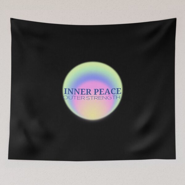 Item preview, Inner Peace, Outer Strength Stoicism Charisma Self Improvement Psychology T-Shirt designed and sold by All About Merch.
