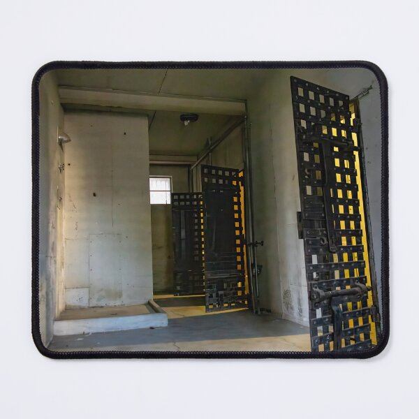 Item preview, Eerie Jail Cell Entrance with Metal Gates designed and sold by jrtwynam.