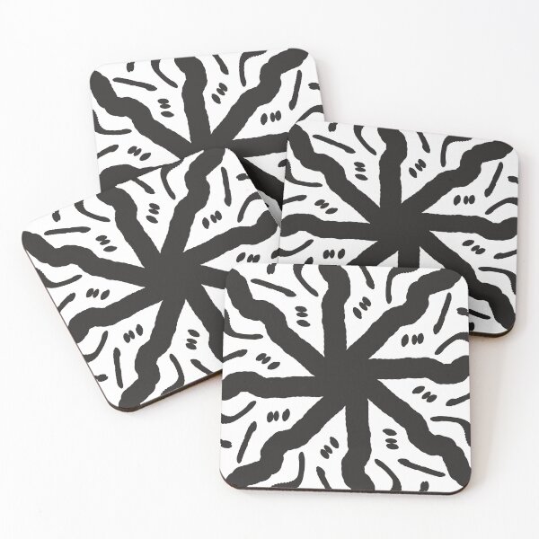 Item preview, Interesting Black Abstract Art Lines And Oval Dots designed and sold by SRF Art & Designs.