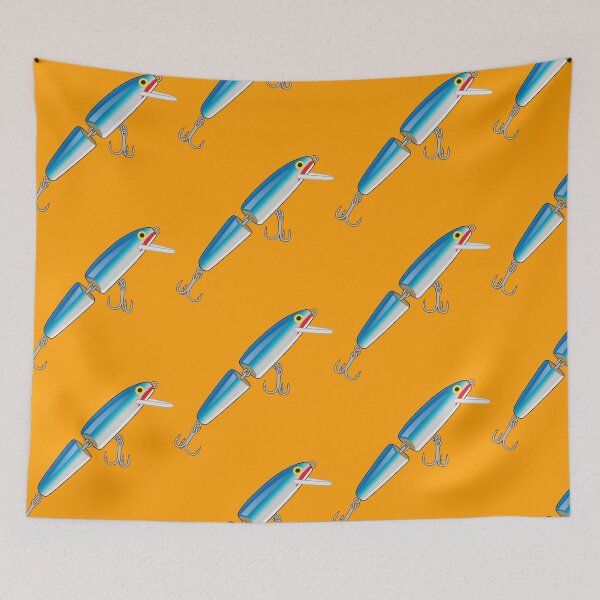 Item preview, Jointed Minnow Blue designed and sold by BlueSkyTheory.