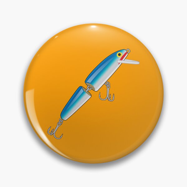 Item preview, Jointed Minnow Blue designed and sold by BlueSkyTheory.