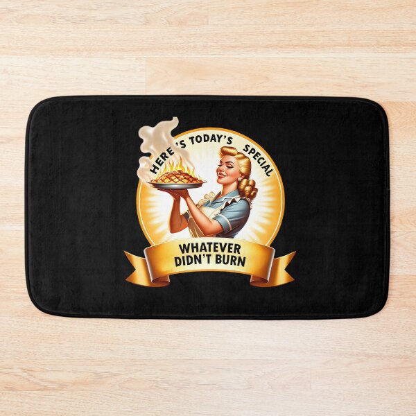 Item preview, Retro Housewife, here's today's special whatever didn't burn designed and sold by artedigital99.