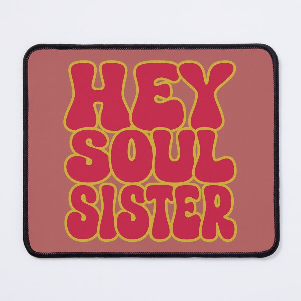 Item preview, Hey Soul Sister - Colorful Nostalgia - Bold Retro Typography designed and sold by FaeryNuff.