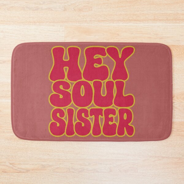 Item preview, Hey Soul Sister - Colorful Nostalgia - Bold Retro Typography designed and sold by FaeryNuff.