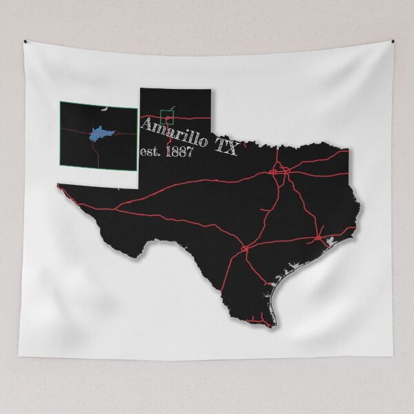 Item preview, Amarillo, TX designed and sold by PhilbonianDezin.