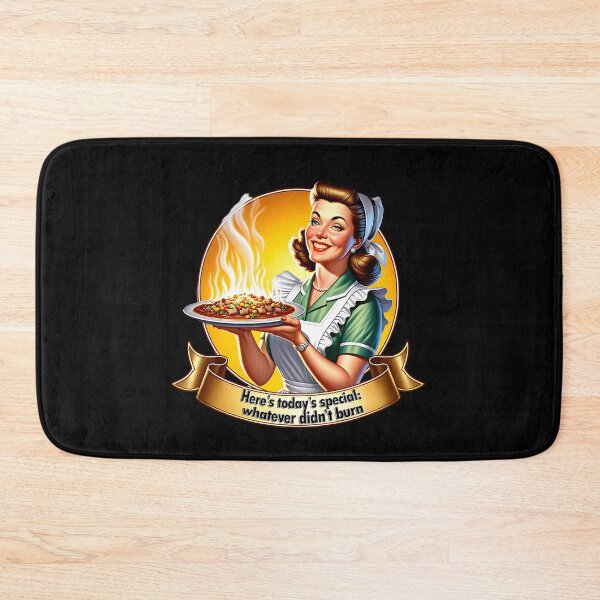 Item preview, Retro Housewife, here's today's special: whatever didn't burn designed and sold by artedigital99.