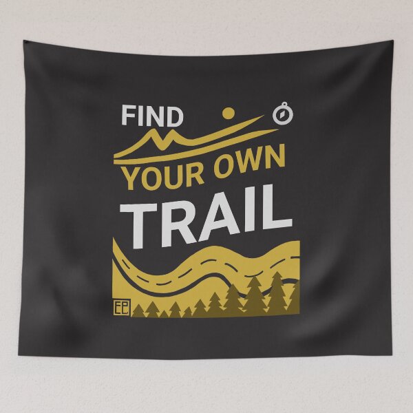 Item preview, Find Your Own Trail  designed and sold by EmilieLeeKimArt.