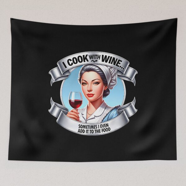 Item preview,  Sarcasm & Hairspray: The 50s Way, i cook with wine designed and sold by artedigital99.