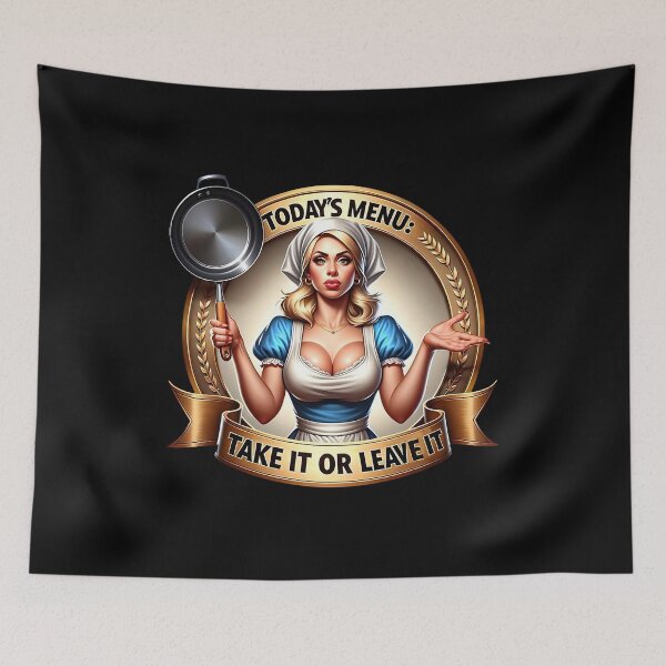 Item preview, Today's Menu: Take it or leave it. Sarcastic women 50s way designed and sold by artedigital99.