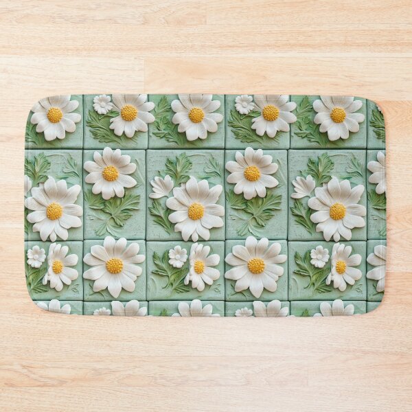 Item preview, Floral 3D Ceramic Tiles – Artistic & Detailed (19/144) designed and sold by sabantha.
