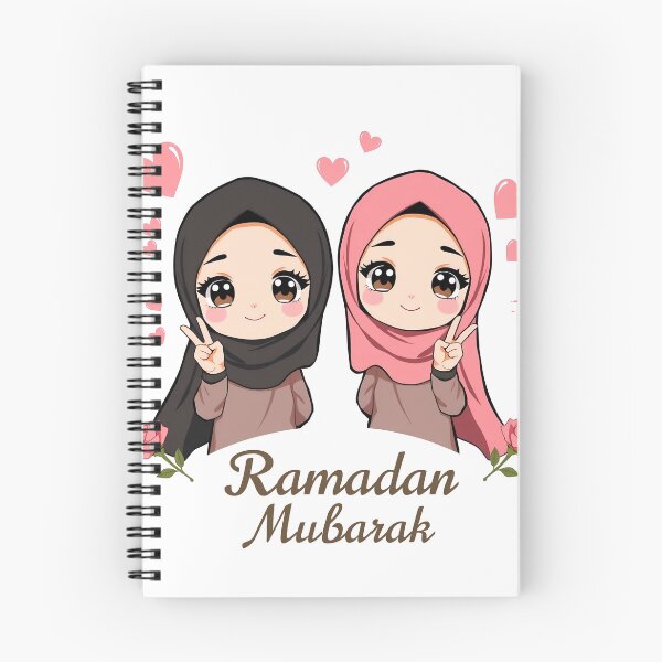 Item preview, two cute girls ramadan mubarak  designed and sold by svarupa.