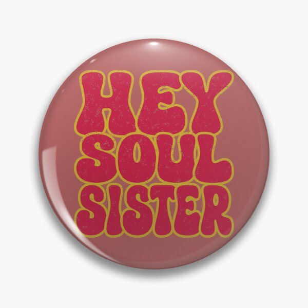 Item preview, Hey Soul Sister - Colorful Nostalgia - Bold Retro Typography - Distressed designed and sold by FaeryNuff.