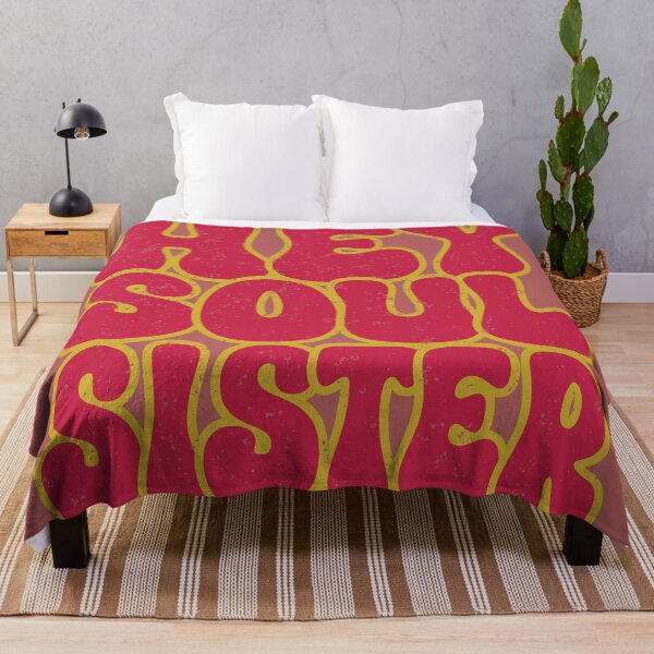 Item preview, Hey Soul Sister - Colorful Nostalgia - Bold Retro Typography - Distressed designed and sold by FaeryNuff.
