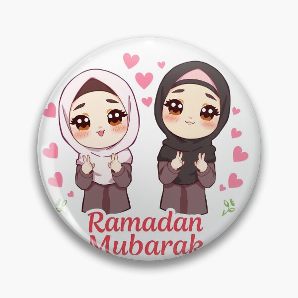 Item preview, two cute girls ramadan mubarak  designed and sold by svarupa.