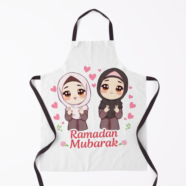 Item preview, two cute girls ramadan mubarak designed and sold by svarupa.