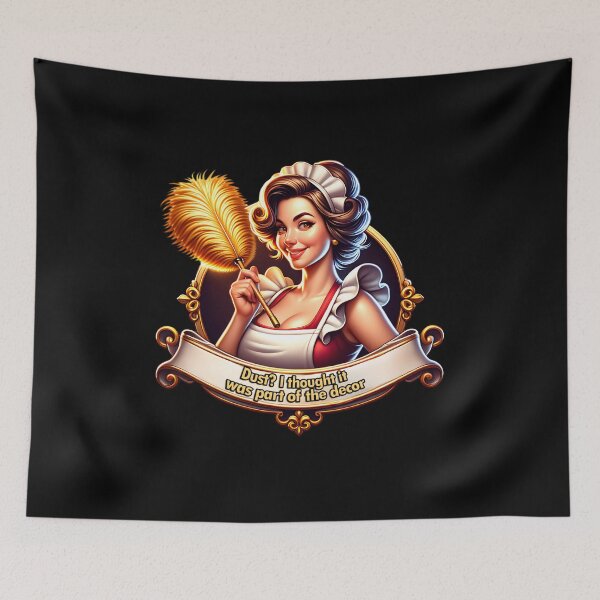 Item preview, Retro Housewife: Dust? i thought it was part of the decor designed and sold by artedigital99.