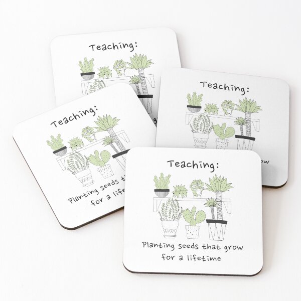 Item preview, Teaching: Planting Seeds That Grow For A Lifetime Inspirational Teacher designed and sold by HeavenlyHuesStudio.