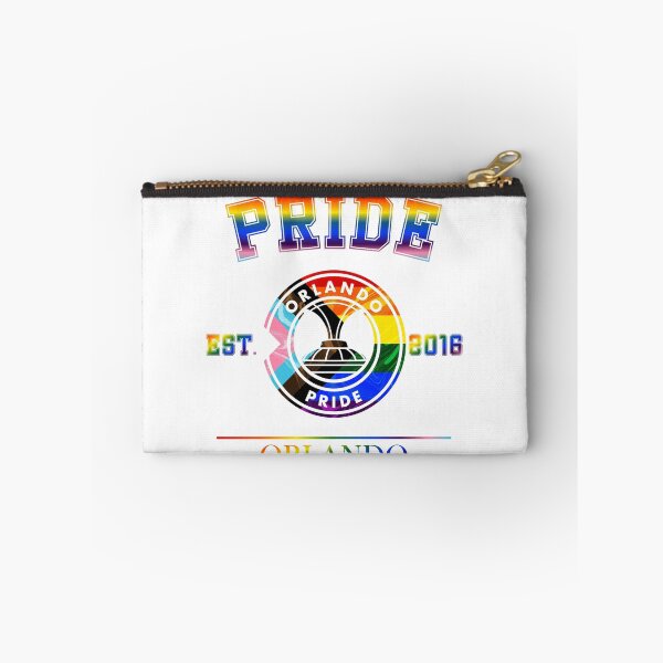 Artikelvorschau, Orlando Pride NWSL LGBT Regenbogen Vintage Logo entworfen und verkauft von coffeepolicy.