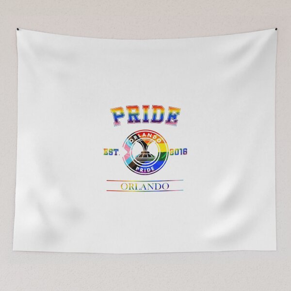 Item preview, Orlando Pride NWSL LGBT Rainbow Vintage Logo designed and sold by coffeepolicy.