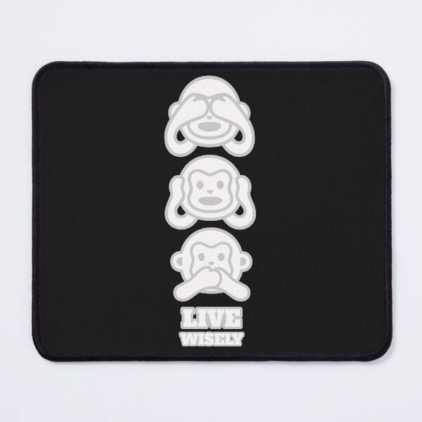 Item preview, Three Monkeys : Live Wisely designed and sold by Eksama Design.