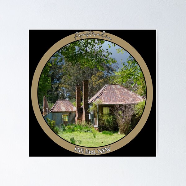 Item preview, Australian Landscape - The Warrys Cottage, Hill End, NSW - Street View designed and sold by Michael van der Hoorn.