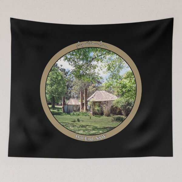 Item preview, Australian Landscape - Historic Warrys Cottage, Hill End, NSW - Street View designed and sold by Michael van der Hoorn.