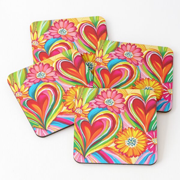 Item preview, Early Morning Hearts designed and sold by Annette Kavney Art.