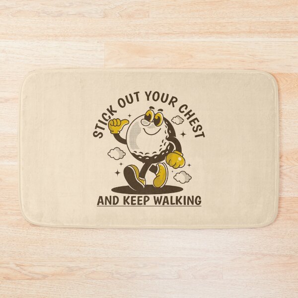 Item preview, Walking Golf ball character. Stick your chest and keep walking designed and sold by adipra.
