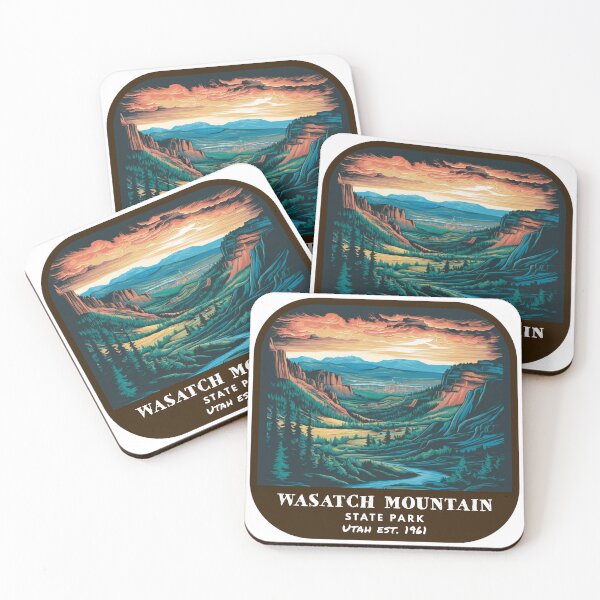 Item preview, Vintage Wasatch Mountain State Park (Utah State Park) designed and sold by RabbitK.
