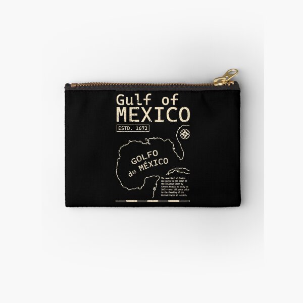 Item preview, Gulf of Mexico Est. 1672 Historic vintage Map  designed and sold by Dolphin Graphic.