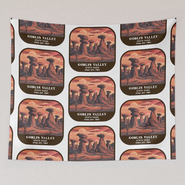 Item preview, Vintage Goblin Valley State Park (Utah State Park) designed and sold by RabbitK.