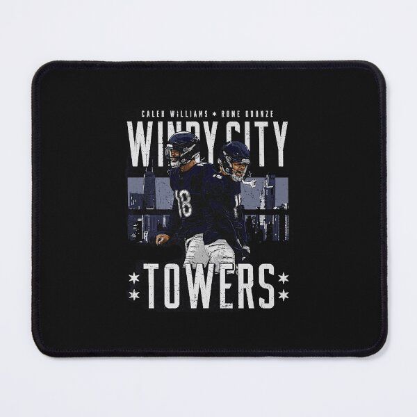 Item preview, Caleb Williams & Rome Odunze Chicago Windy City Towers designed and sold by Masonixem.