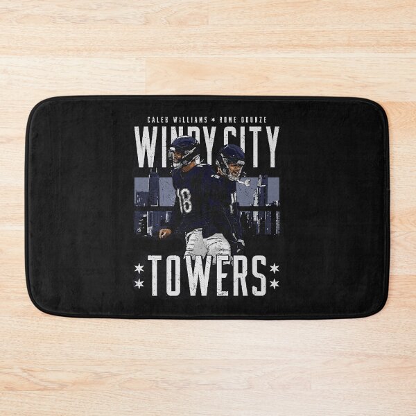 Item preview, Caleb Williams & Rome Odunze Chicago Windy City Towers designed and sold by Masonixem.