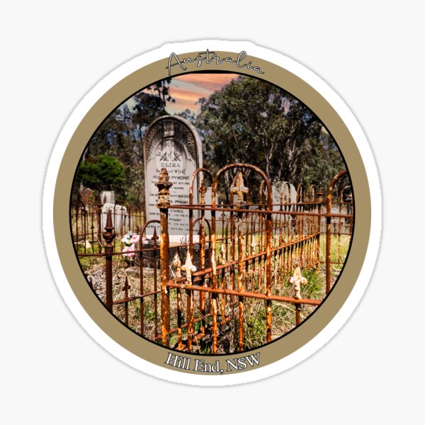 Item preview, Australian Landscape - Historic Hill End General Cemetery Also known as Tambaroora General Cemetery designed and sold by Michael van der Hoorn.