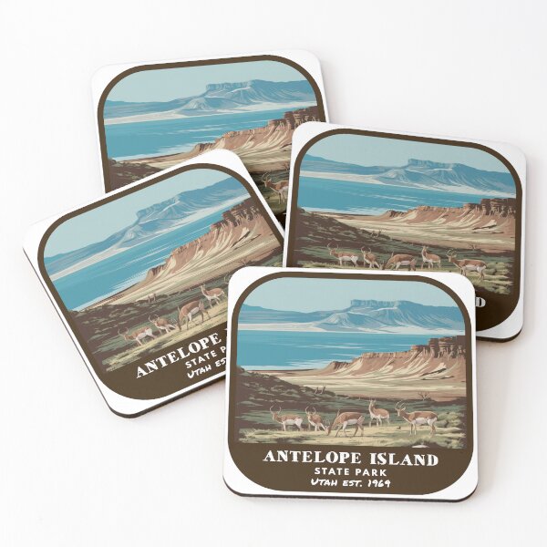 Item preview, Vintage Antelope Island State Park (Utah State Park) designed and sold by RabbitK.