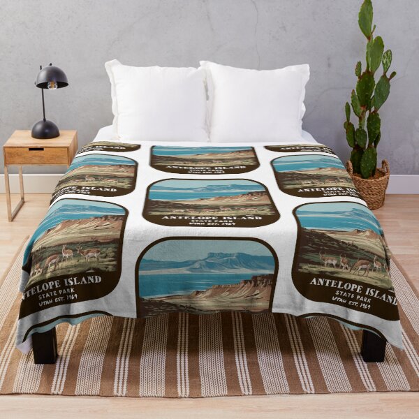 Item preview, Vintage Antelope Island State Park (Utah State Park) designed and sold by RabbitK.