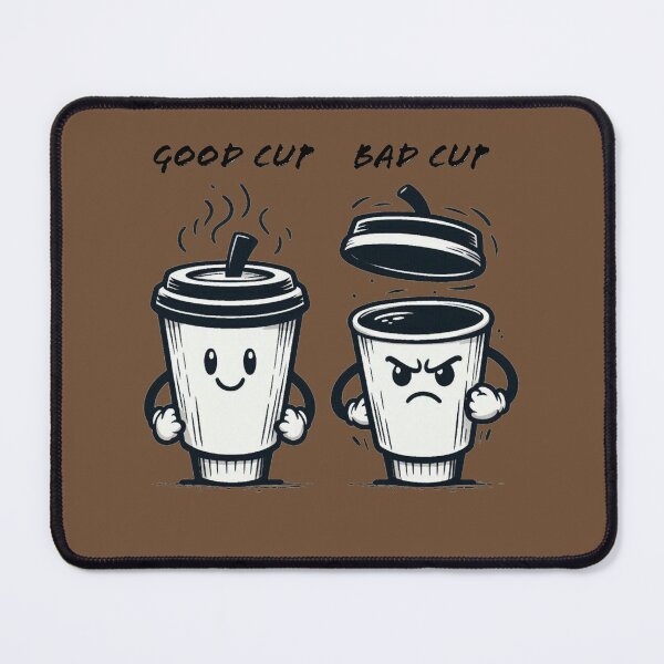 Item preview, GOOD CUP  BAD CUP COFFEE FRENEMIES designed and sold by MCKYmouse.