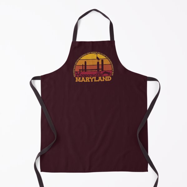 Item preview, Hooperville Maryland Sunset Retro Local Pride Logo designed and sold by CRHPOD20.