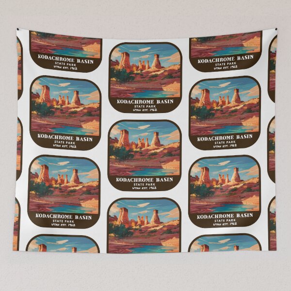 Item preview, Vintage Kodachrome Basin State Park (Utah State Park) designed and sold by RabbitK.