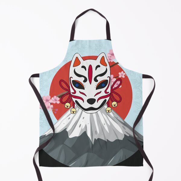 Item preview, A traditional Japanese kitsune (fox) mask. designed and sold by Wantanadesign.