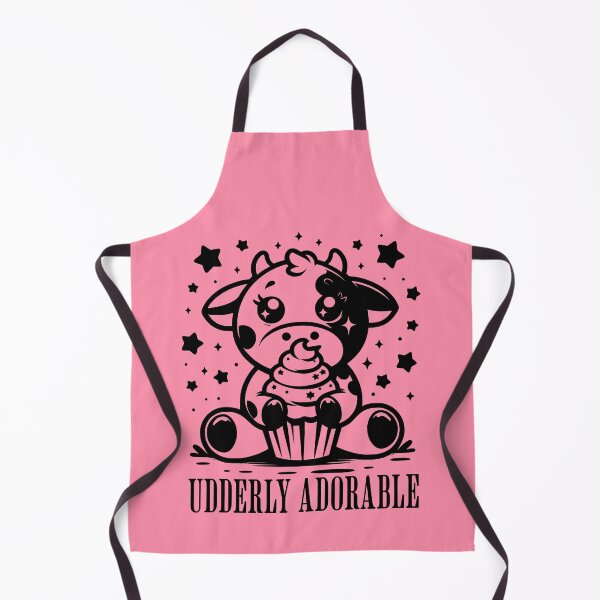 Item preview, Udderly adorable - cute cartoon cow designed and sold by EvergreenWhimsy.