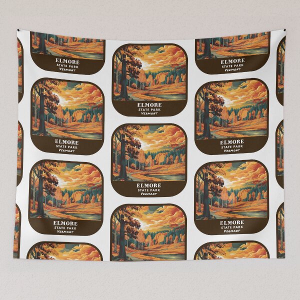 Item preview, Vintage Elmore State Park (Vermont State Park) designed and sold by RabbitK.