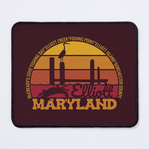 Item preview, Elliott Maryland Sunset Retro Local Pride Logo designed and sold by CRHPOD20.