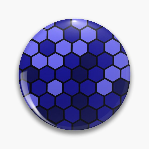 Item preview, Blue Hexagons designed and sold by BubblingStatic.