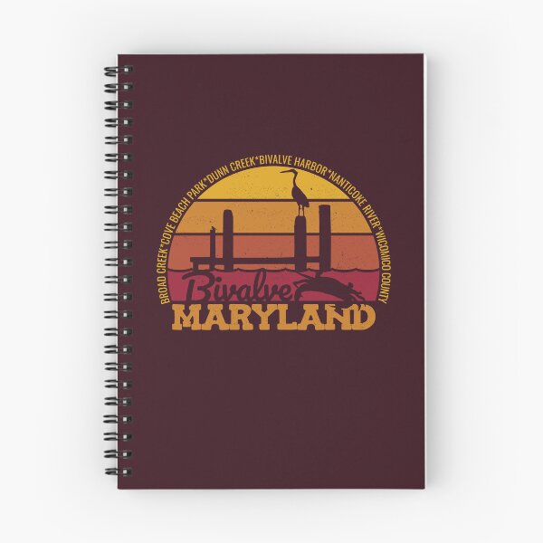 Item preview, Bivalve Maryland Sunset Retro Local Pride Logo designed and sold by CRHPOD20.