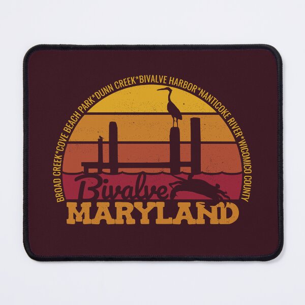 Item preview, Bivalve Maryland Sunset Retro Local Pride Logo designed and sold by CRHPOD20.