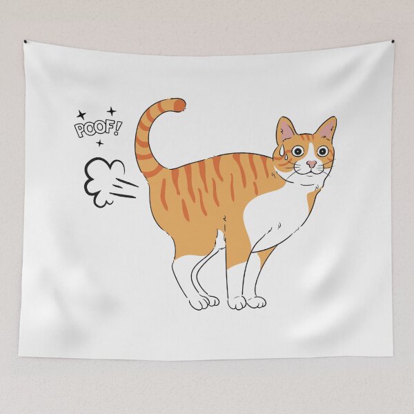 Item preview, Oops! Gassy Cat – Funny Farting Kitty designed and sold by shopfindingbeni.